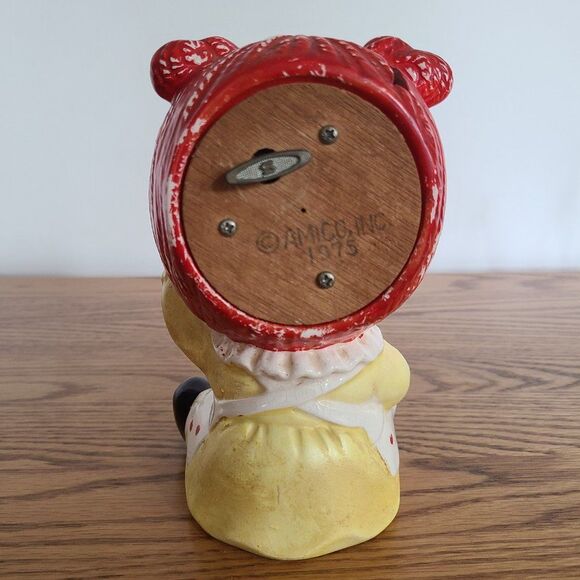 Vintage 1975 Raggedy Ann Ceramic Coin Bank With Music Box - Works! - Picture 9 of 15